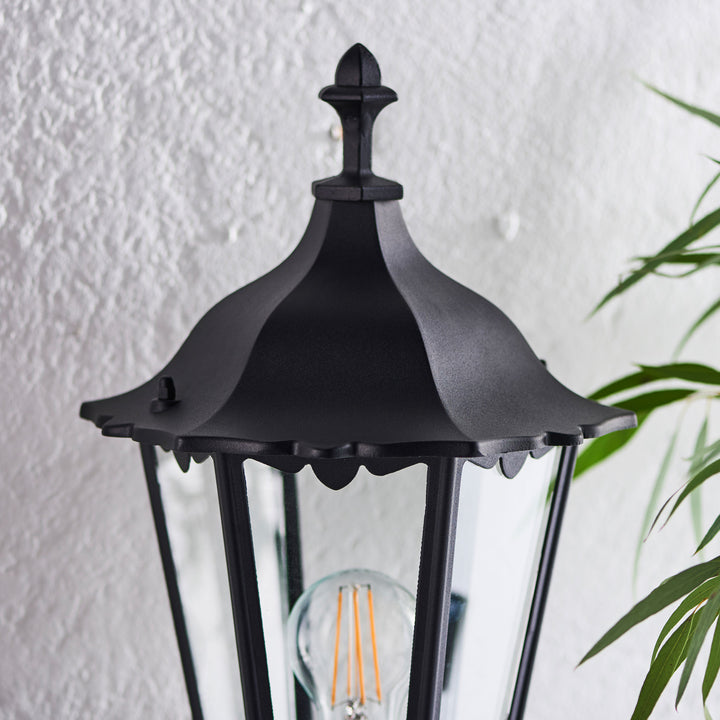 Burford wall Photocell & PIR Black