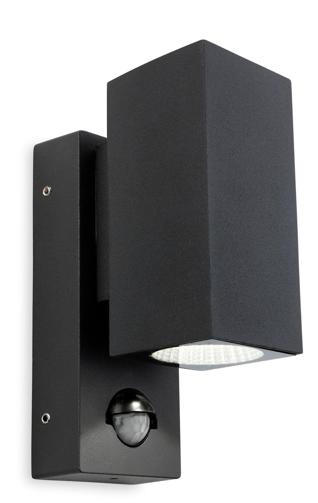 Dino LED 2 Light Wall with PIR Graphite - Prisma Lighting