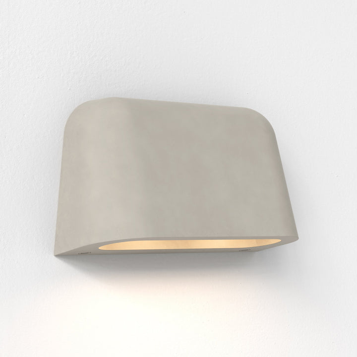Astro Mast Twin wall light in Matt Concrete