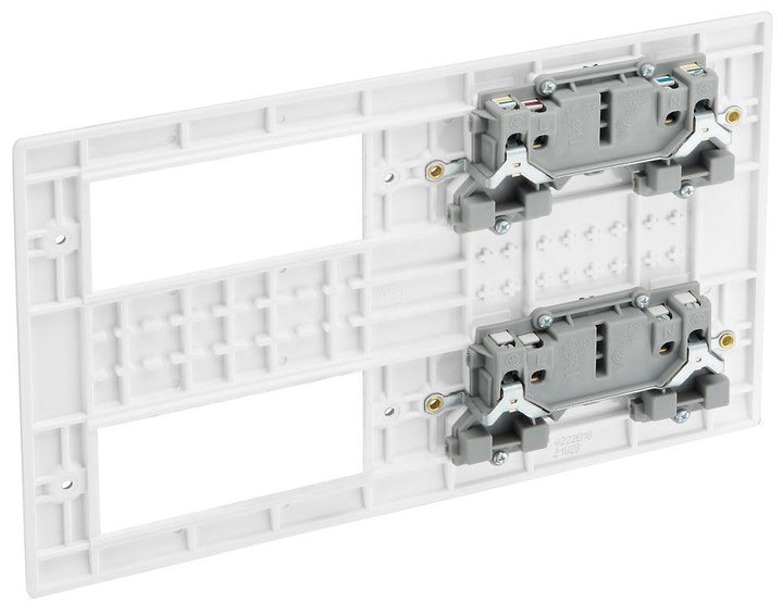 BG 800 Series 2 Gang 13A DP Plus 8 Modules - Prisma Lighting