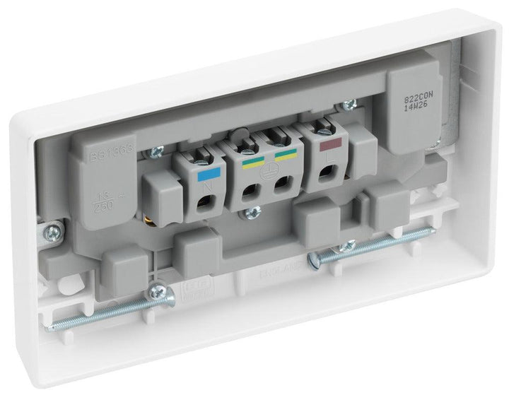 800 Series 13A Single Pole 1-Gang to 2-Gang Converter Switched Socket Outlet - Prisma Lighting