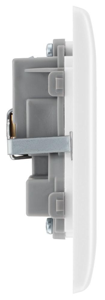 800 Series 13A 2-Gang Unswitched Socket - Prisma Lighting