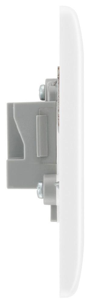 800 Series 2A 1-Gang Unswitched Socket, Round Pin - Prisma Lighting