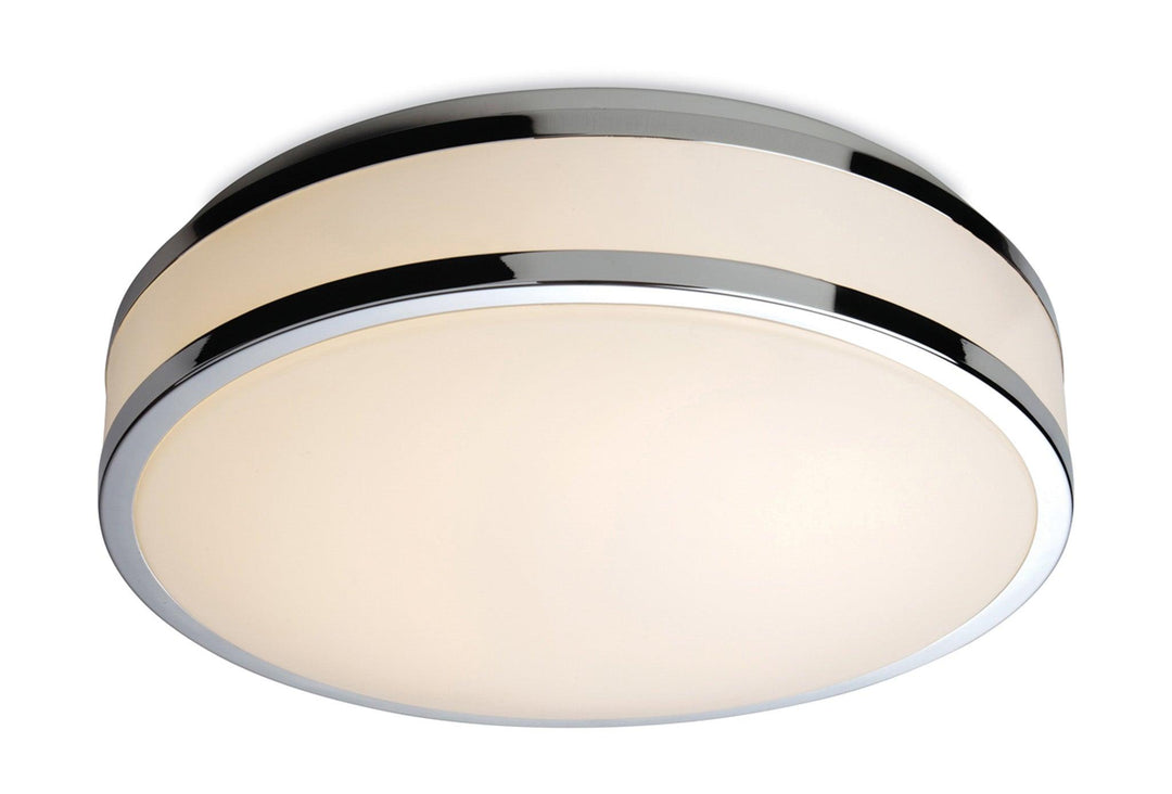 Atlantis Flush Fitting White Diffuser with Chrome Trim - Prisma Lighting
