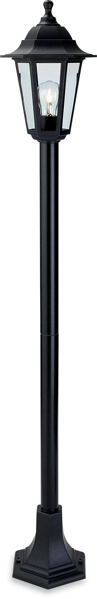 Malmo Lantern - Post Black Resin - Prisma Lighting