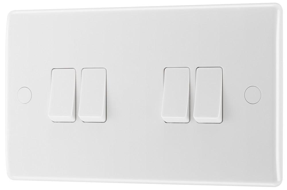 800 Series 10AX 4-Gang 2-Way Switch - Prisma Lighting