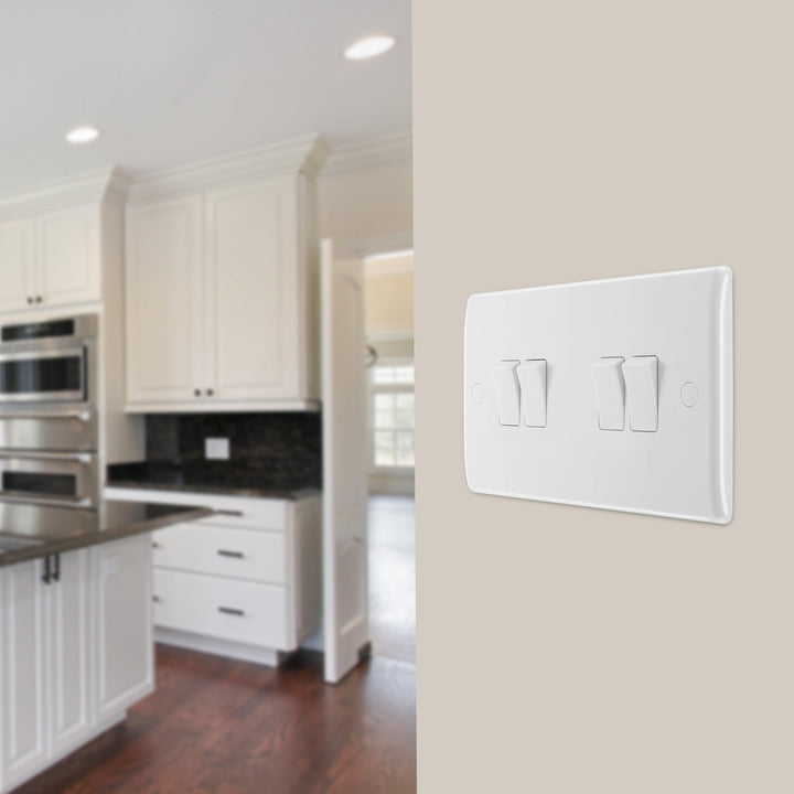 800 Series 10AX 4-Gang 2-Way Switch - Prisma Lighting