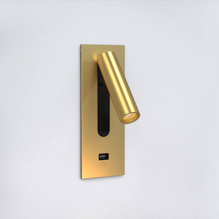 Astro Fuse 3 USB Reading Light in Matt Gold