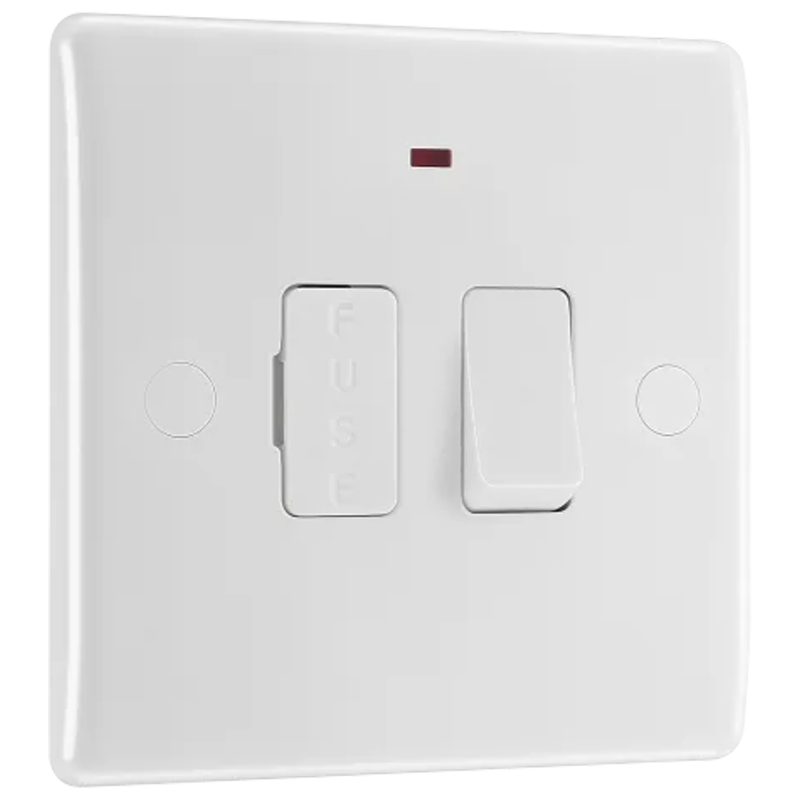 800 Series 13A Fused Connection Unit with Indicator - Prisma Lighting