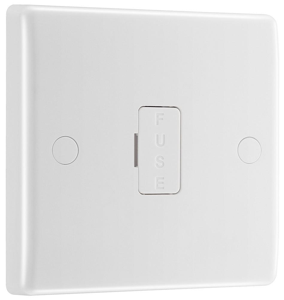 800 Series 13A Fused Connection Unit with Flex Outlet - Prisma Lighting