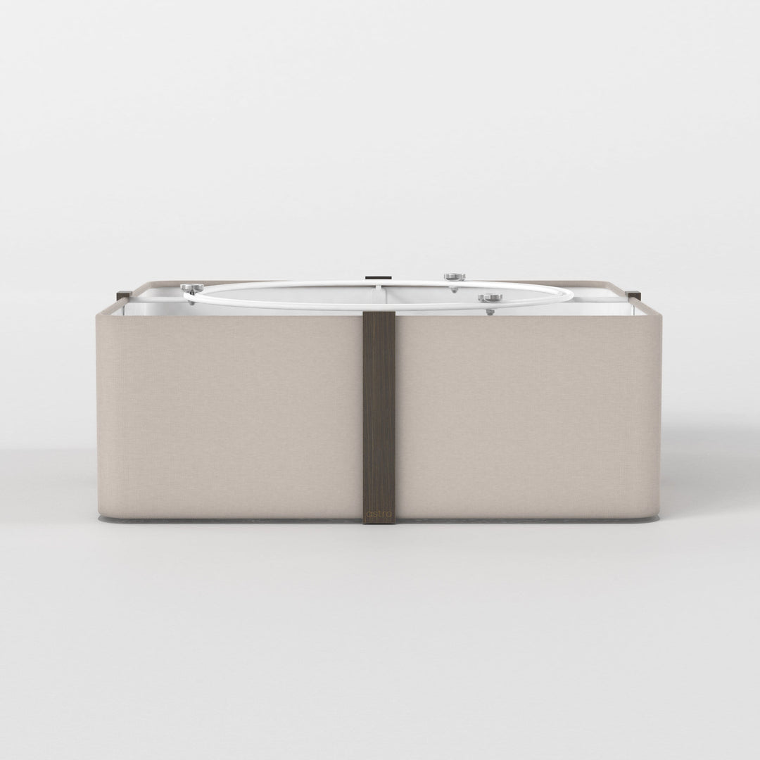 Astro Elba Square 350 Shade in Putty fabric