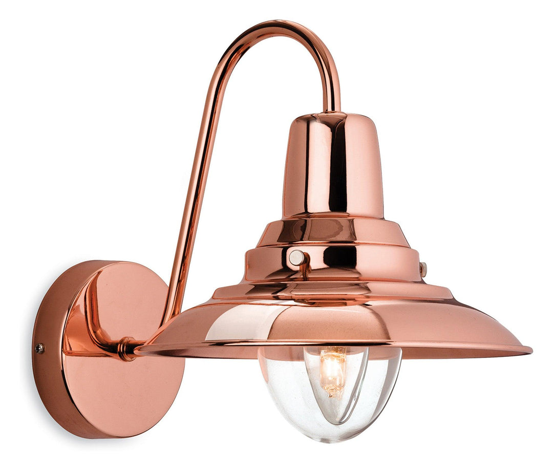 Fisherman Wall Light Copper with Clear Glass - Prisma Lighting