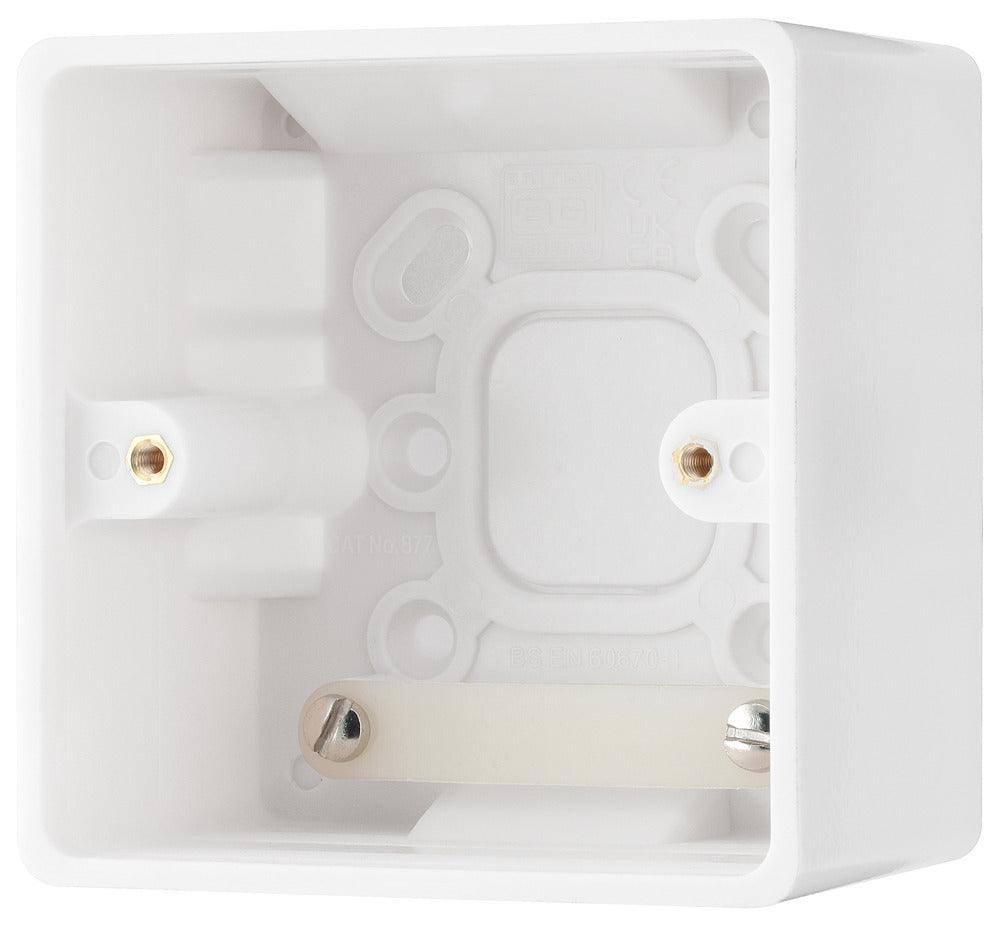800 Series 1-Gang Surface Box, 50mm - Prisma Lighting
