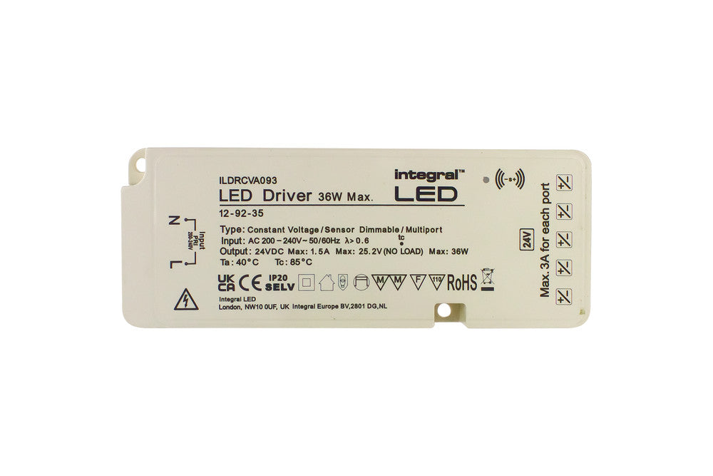 36W Constant Voltage LED Driver - Dimmable & Efficient | Prisma Lighting