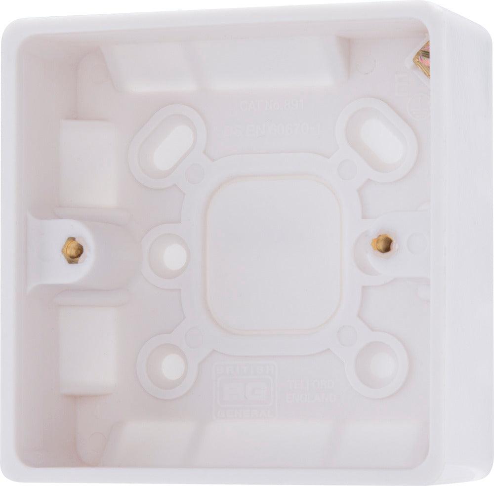 800 Series 1-Gang Surface Pattress 32mm - Prisma Lighting