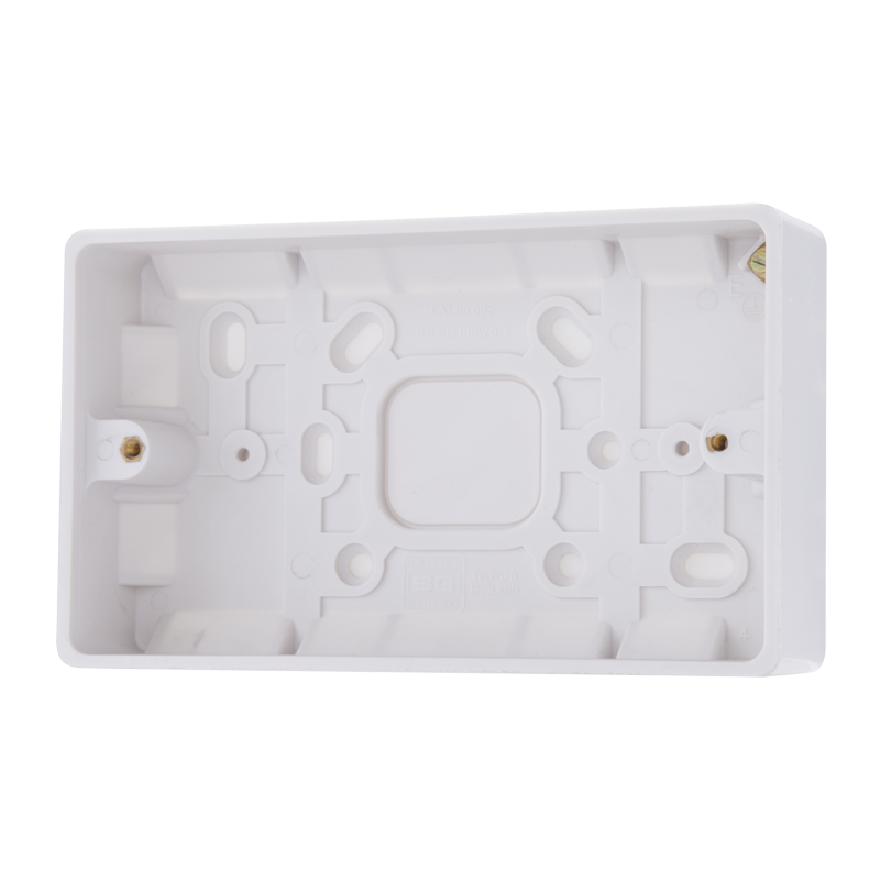800 Series 2-Gang Surface Pattress, 32mm - Prisma Lighting