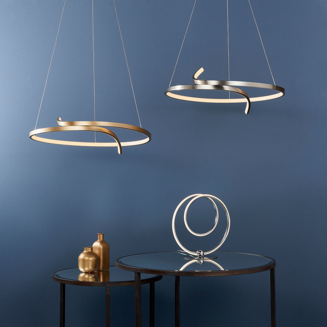 Rafe Pendant Brass