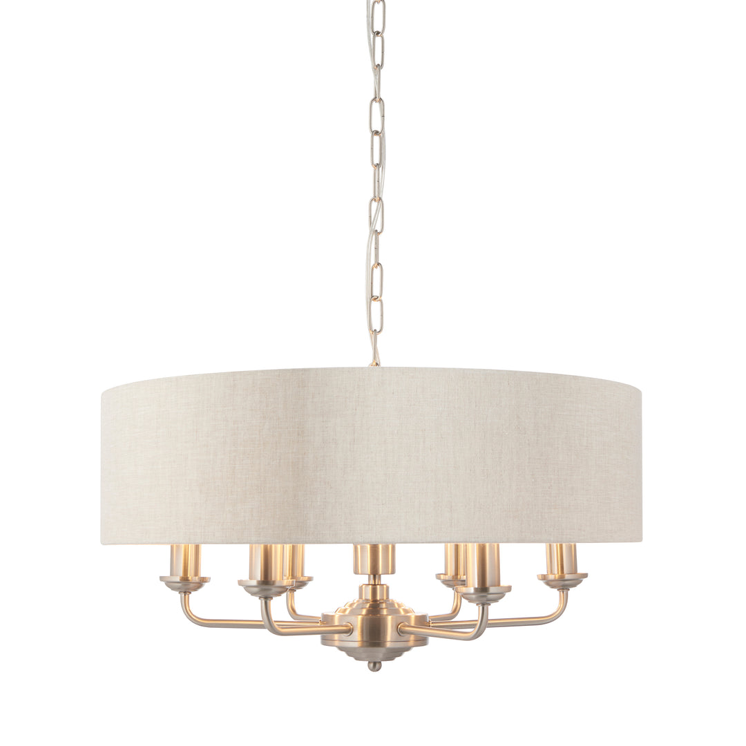 Highclere 6lt pendant Chrome