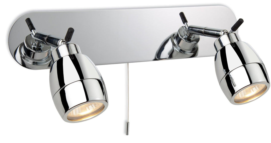 Marine 2 Light Bar (Switched) Chrome - Prisma Lighting