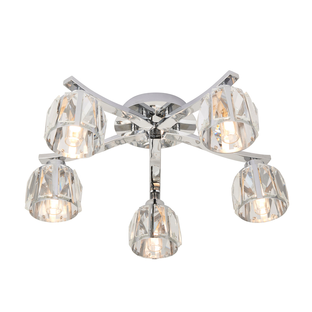 Ria 5lt semi flush Chrome
