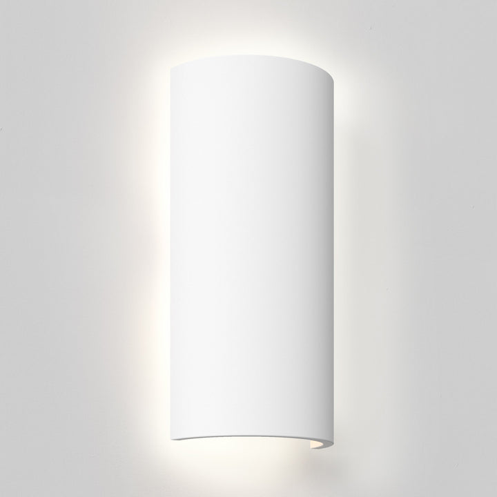 Astro Comino 155 Plaster Wall Light in white plaster finish