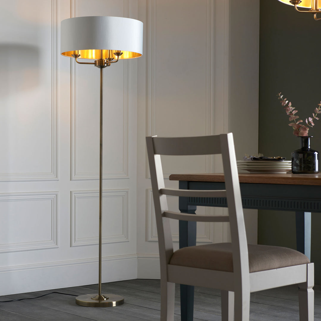 Highclere 3lt floor Brass