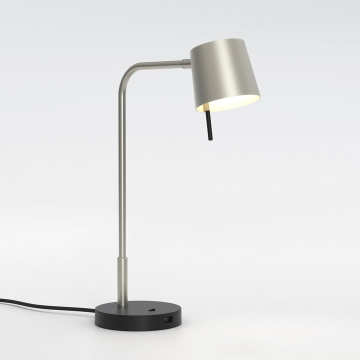 Astro Miura Desk USB lamp in Matt Nickel finish