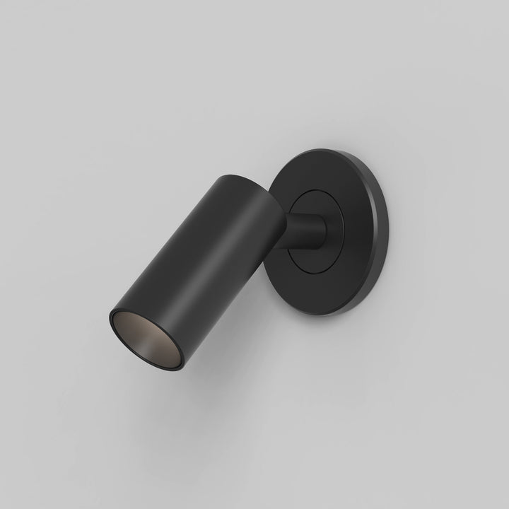 Astro Micro Recess Unswitched reading light in Matt Black finish