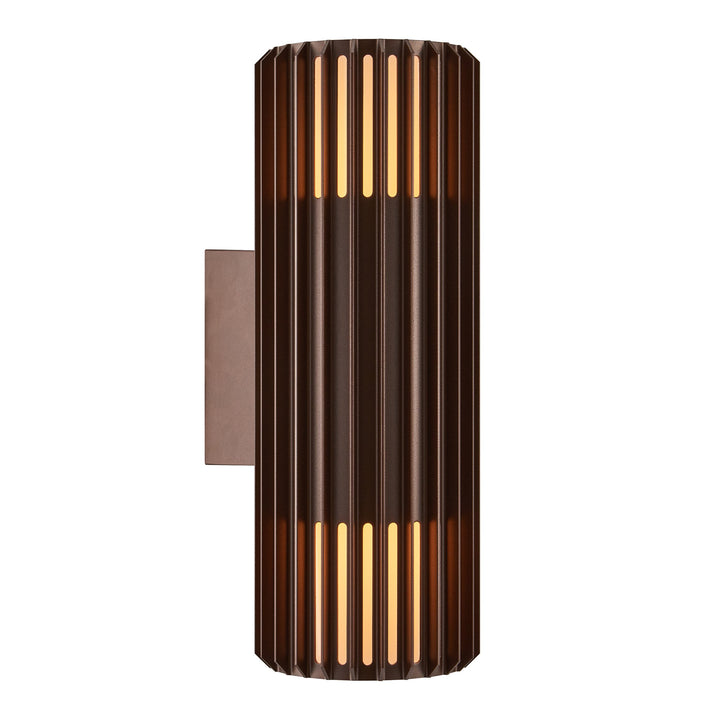 Aludra | Wall | Double Wall Light Brown Seaside Metallic