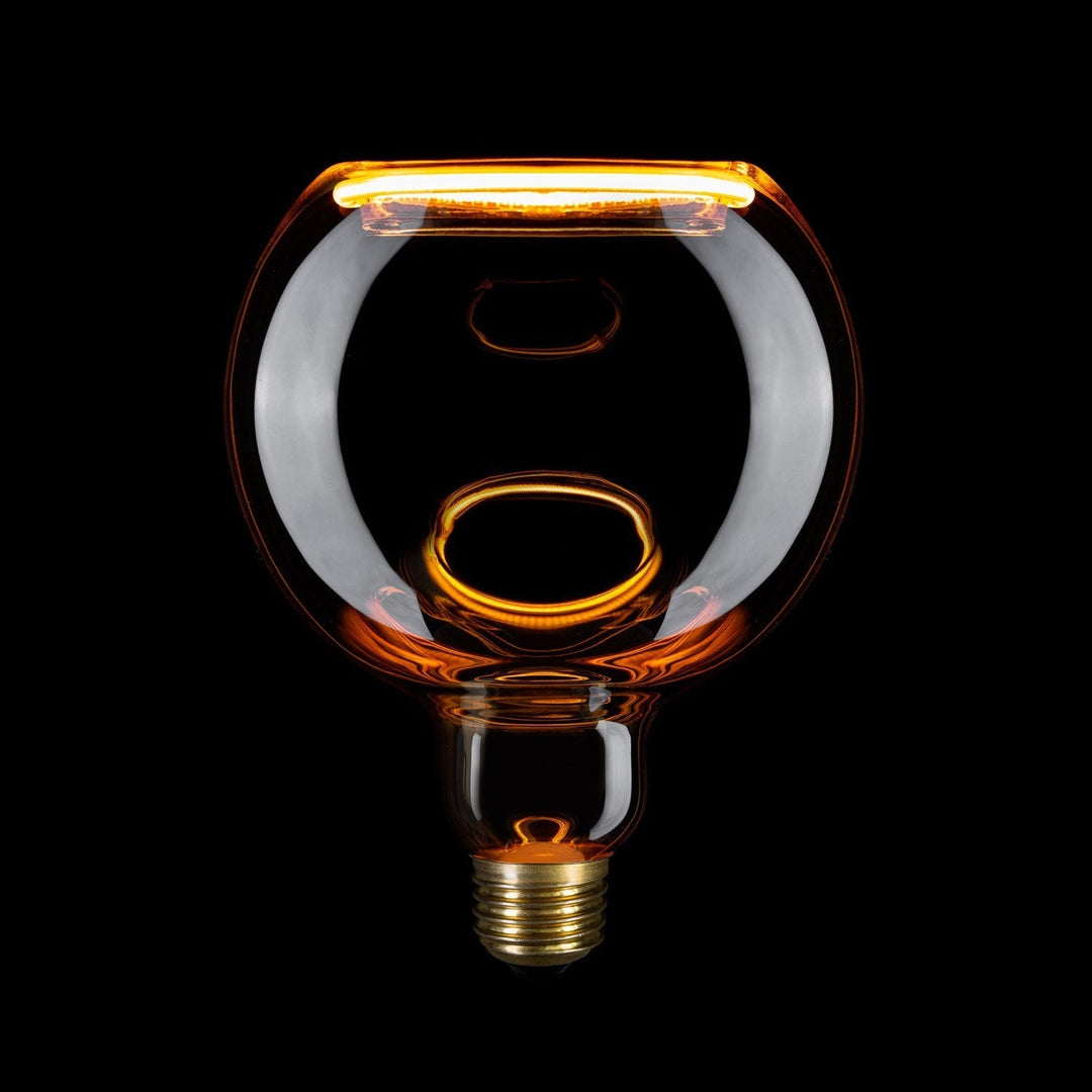LED Smoky Light Bulb G125 6W 220LM E27 1900K Dimmable