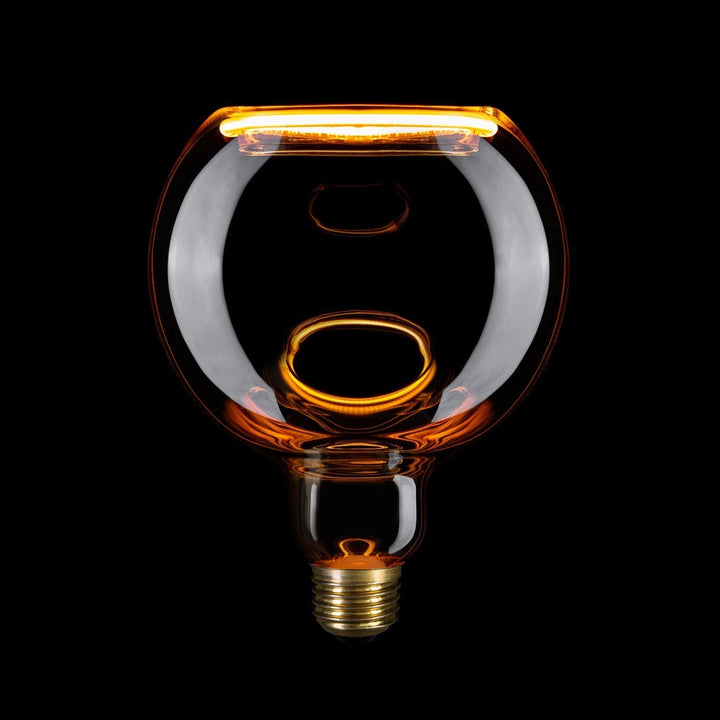 LED Smoky Light Bulb G125 6W 220LM E27 1900K Dimmable