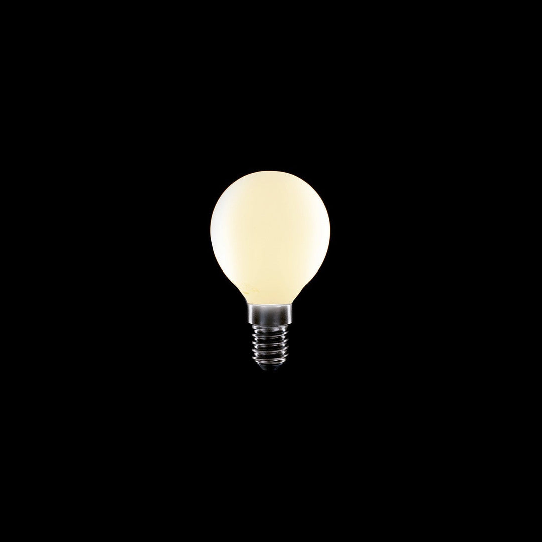 LED Porcelain Mini Globe Bulb G45 5.9W 550LM E14 Satin 2700K RA95 Dimmable