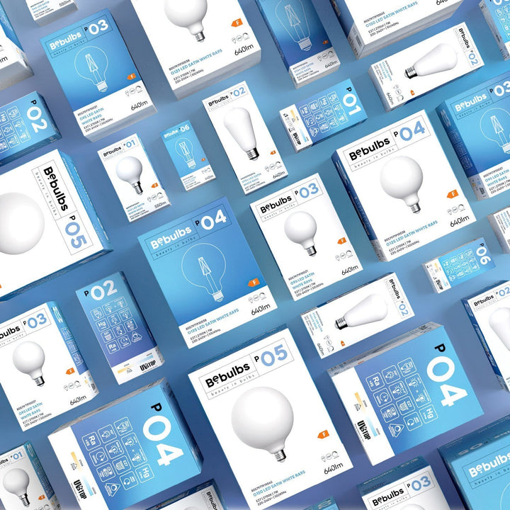 LED Porcelain Mini Globe Bulb G45 5.9W 550LM E14 Satin 2700K RA95 Dimmable