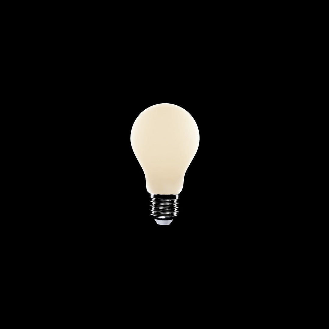 LED Porcelain Standard Bulb A60 7W 640LM E27 Satin 2700K RA95 Dimmable