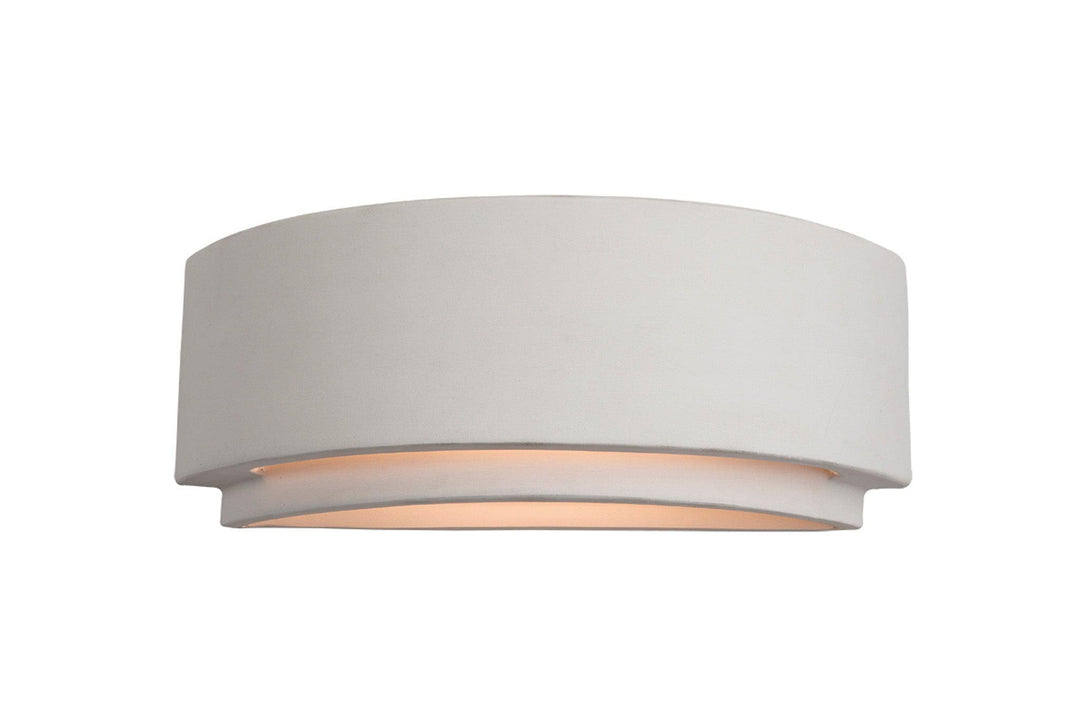 Ceramic Wall Light - 100w Unglazed - Prisma Lighting