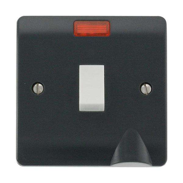 Mode Part M 20A DP Switch with Flex Outlet & Neon - Prisma Lighting