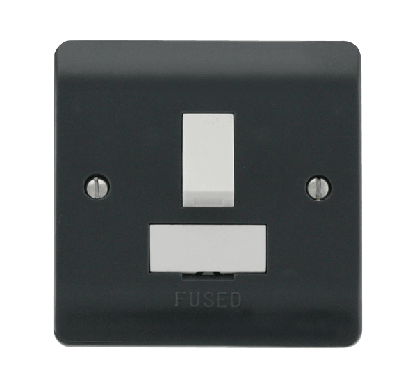 Mode Part M 13A Fused Switched Connection Unit Without Flex Outlet - Prisma Lighting