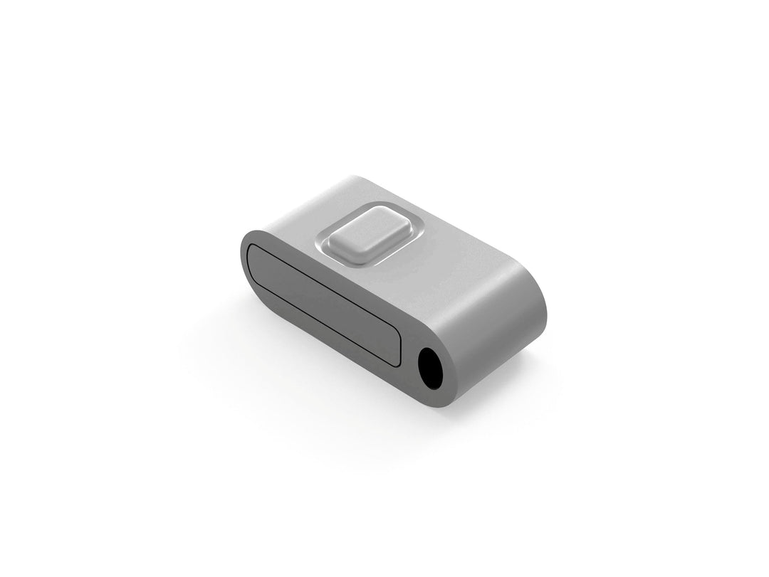 Konect 1 Gang Kinetic Fob Switch Grey IP65 - Prisma Lighting