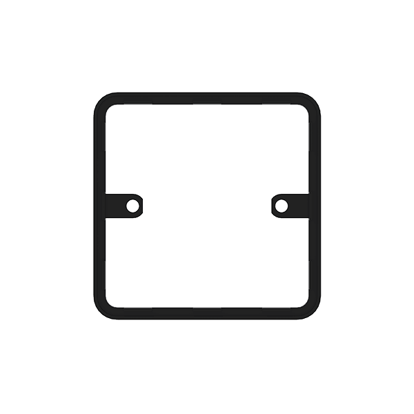 Click Smart+ Deco+ Gasket for 1 Gang, 10mm in Black - Prisma Lighting