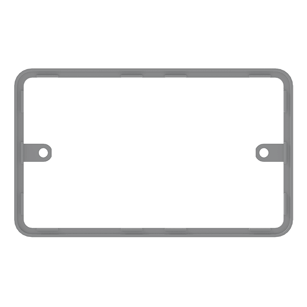Click Smart+ Deco+ Gasket for 2 Gang, 10mm in Grey - Prisma Lighting