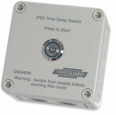 Timeguard DS3HD: Heavy-Duty Time Delay Switch, IP65 Rated - Prisma Lighting