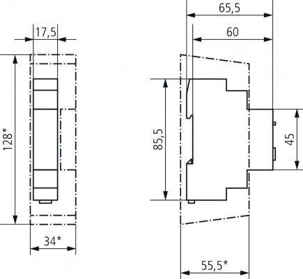Timeguard ELPA7: Electronic Time Switch for DIN Rail Installation - Prisma Lighting