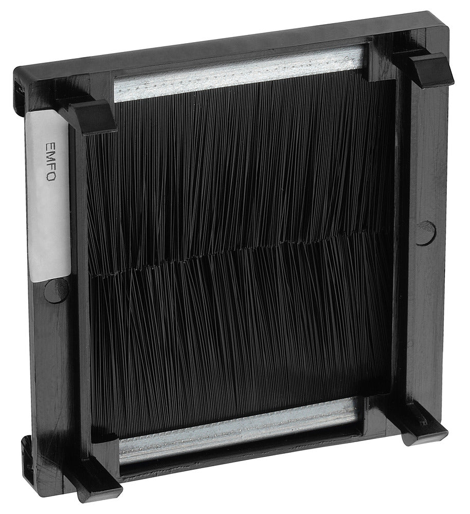BG Euro Module Twin Brush Outlet - Prisma Lighting