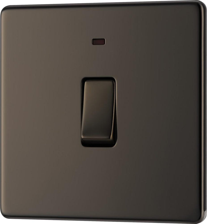Screwless Flatplate Single Switch, 20A With Power Indicator - Prisma Lighting