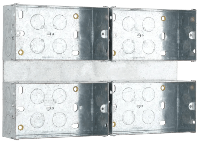 BG Nexus 4 x 2 Gang + 2 x 4 Module Combo Box - Prisma Lighting