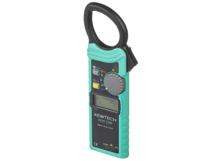 Kewtech KEW2200 Digital AC Clamp Meter - Prisma Lighting