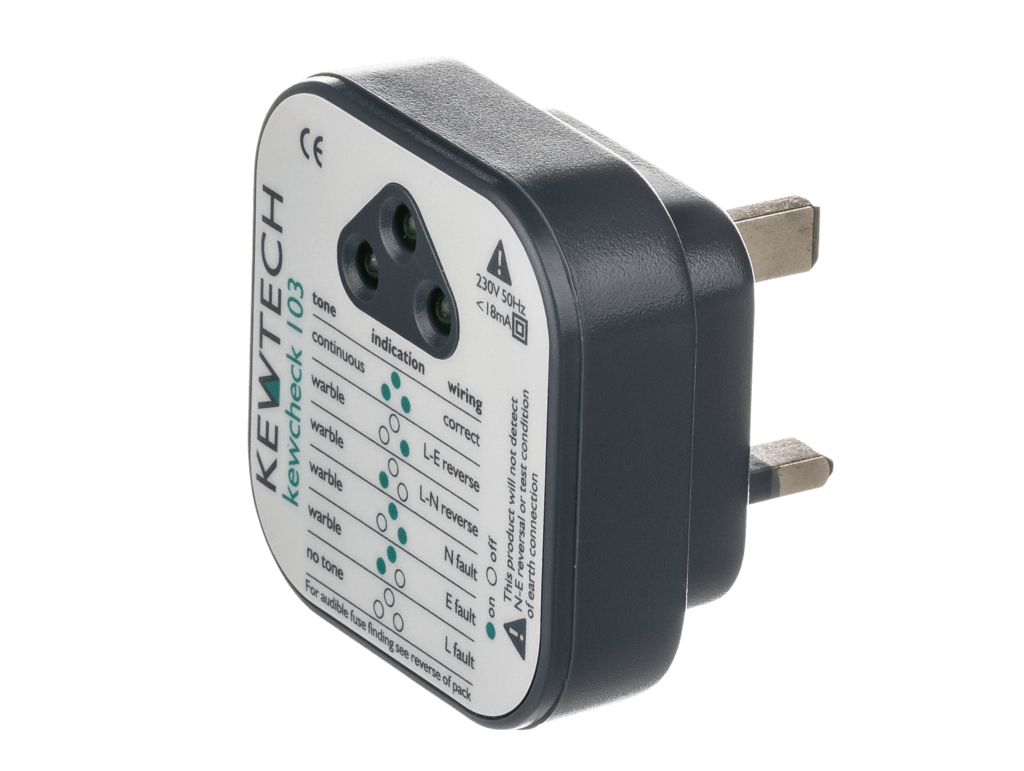 Kewtech KEWCHECK103 Socket Tester - Prisma Lighting