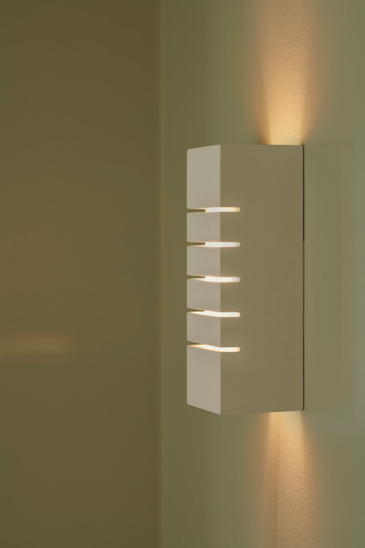 Lancio Square | Wall Light | White