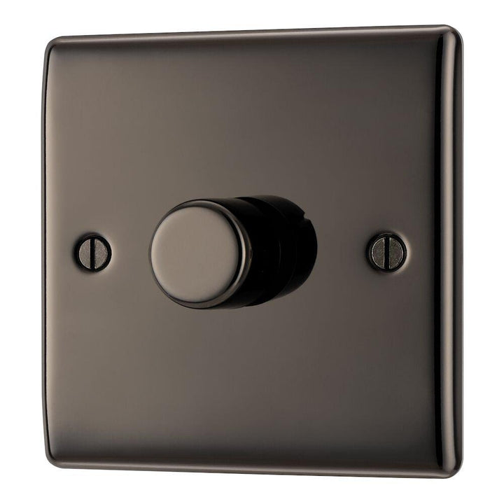 Nexus Metal Single Intelligent LED Dimmer Switch, 2-Way Push On/Off - Prisma Lighting