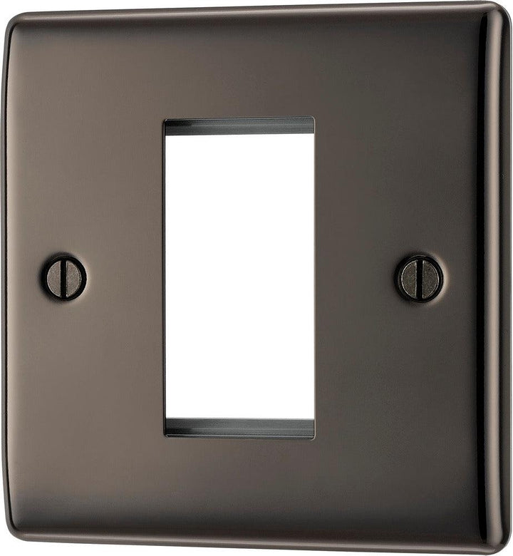 Nexus Metal Single Square Front Plate 1 Module - Prisma Lighting